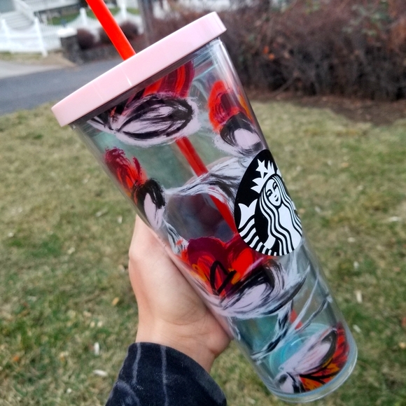 🆕️Starbucks, Rare, Peony Floral Tumbler - Picture 5 of 16